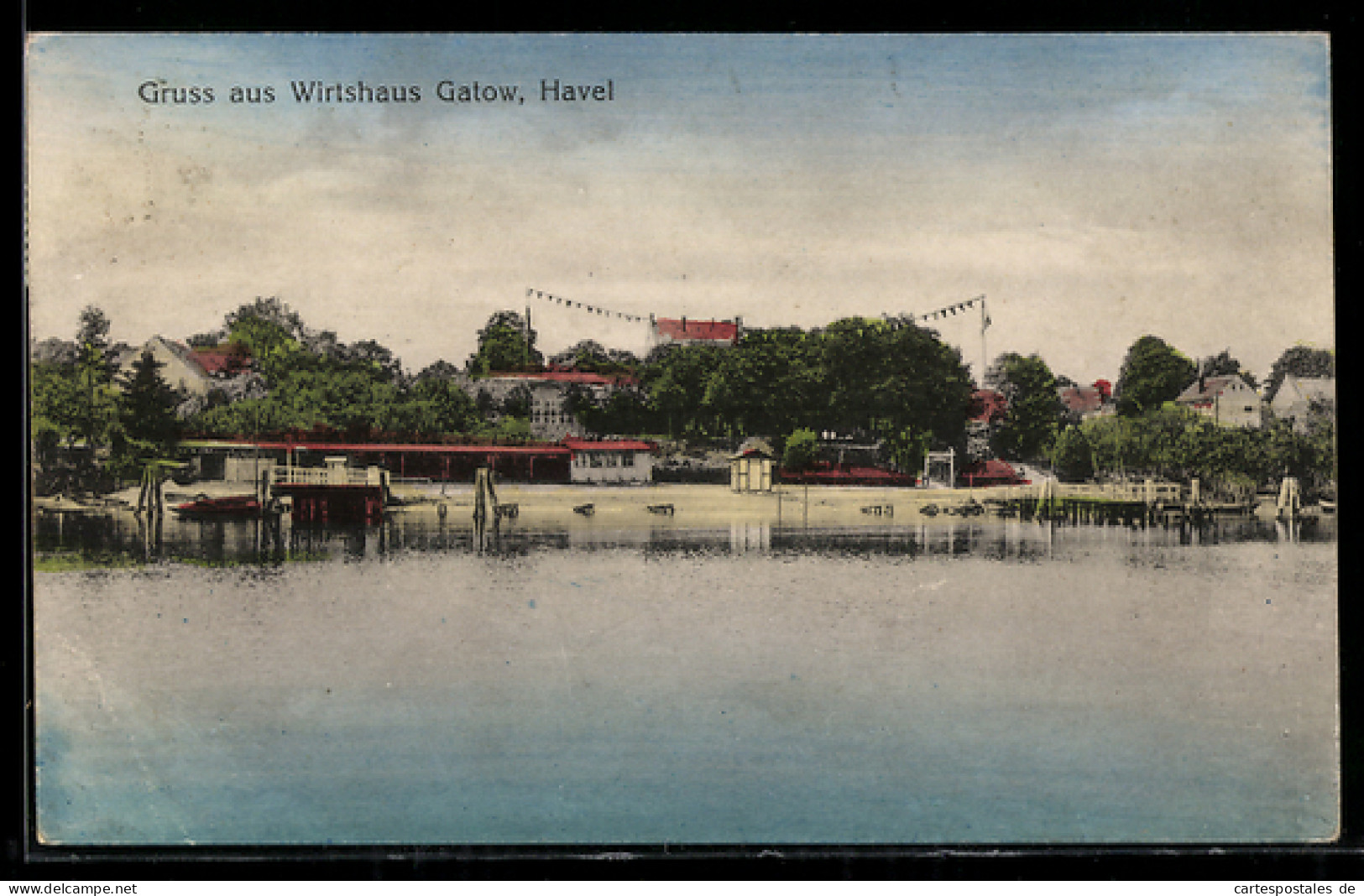 AK Gatow /Havel, Gasthaus Gatow, Inh. Paul Krause