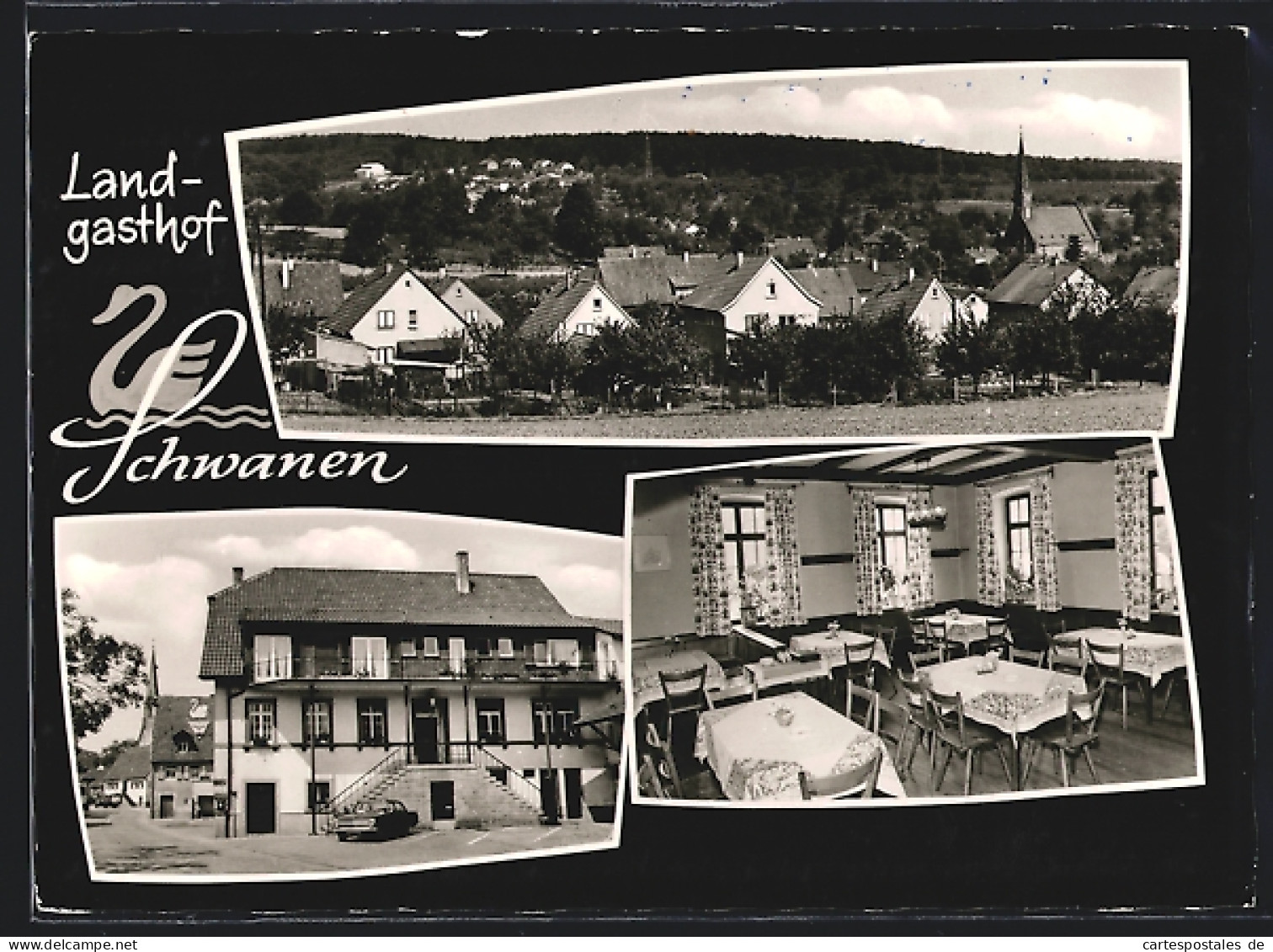 AK Gauangelloch / Leimen, Landgasthof zum Schwanen