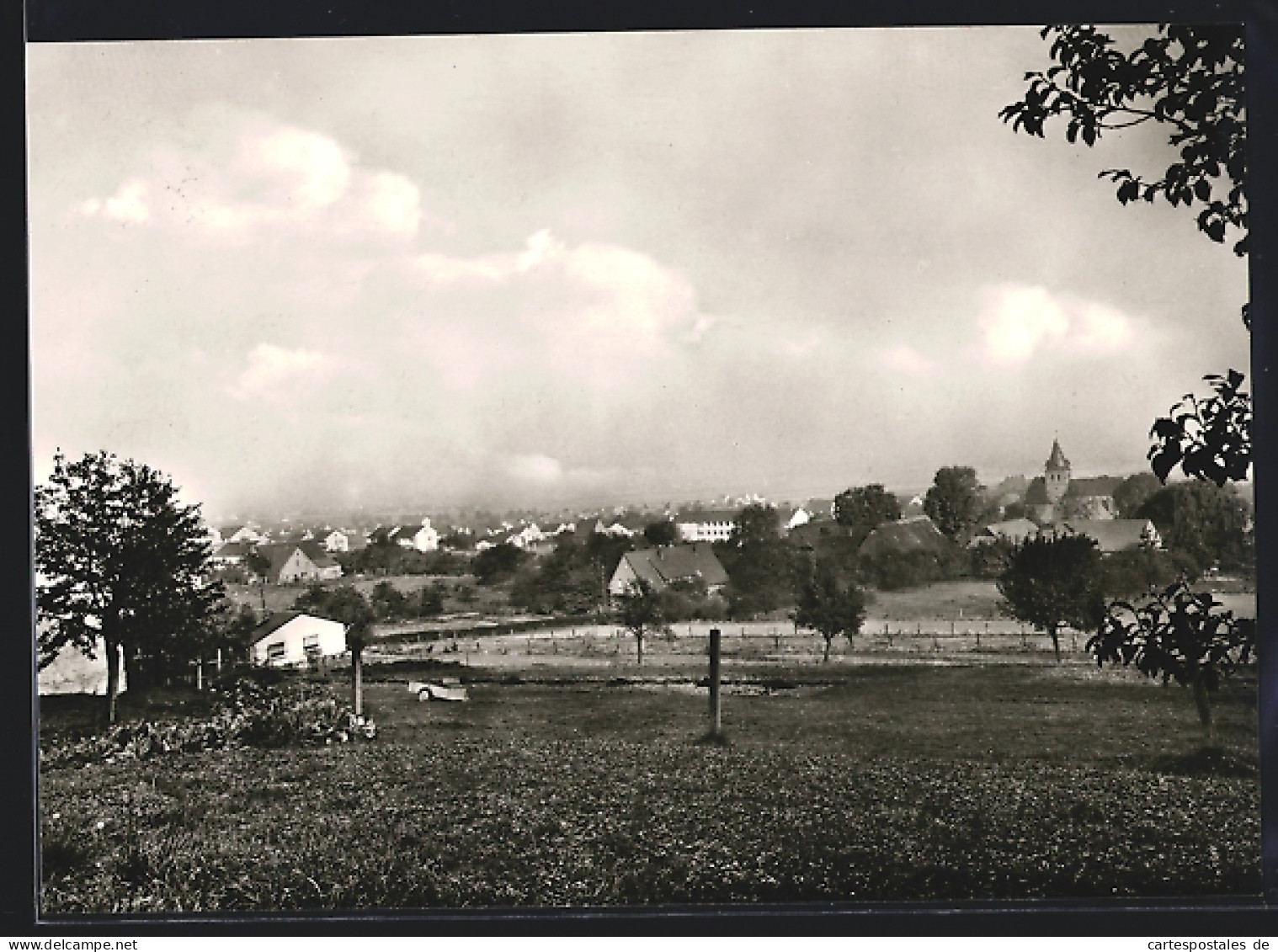 AK Gehlenbeck /Krs. Lübbecke, Ortsansicht vom Feld aus