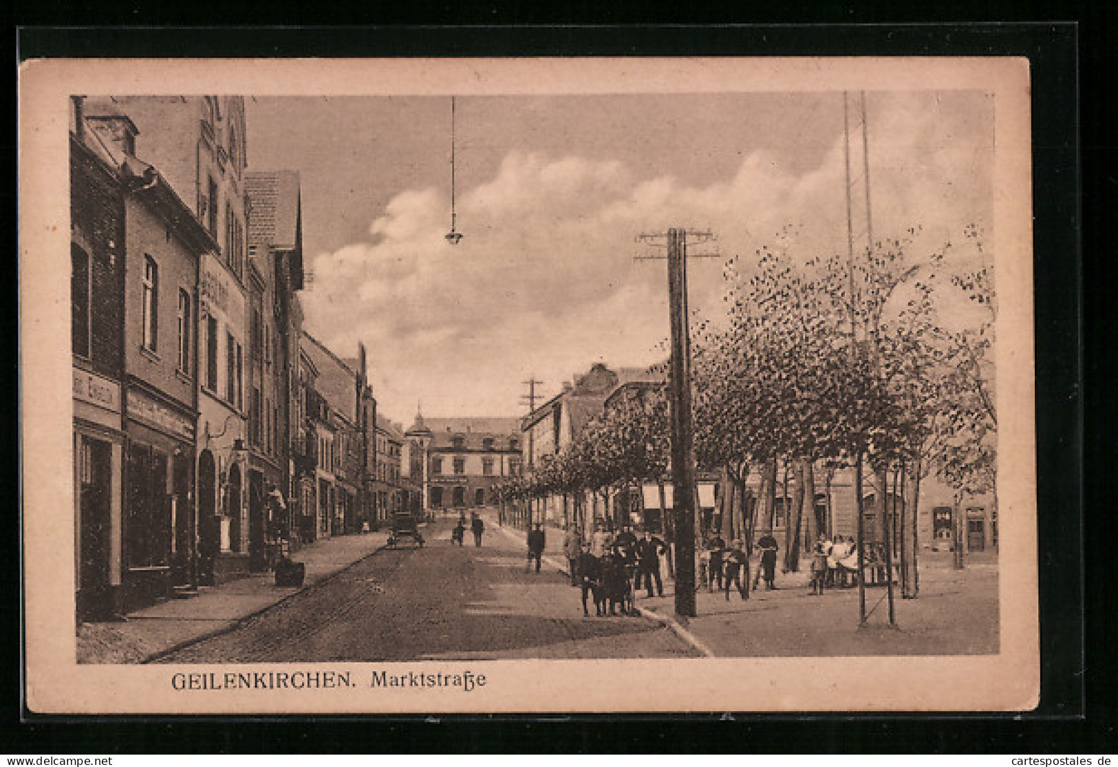 AK Geilenkirchen, Partie in der Marktstrasse