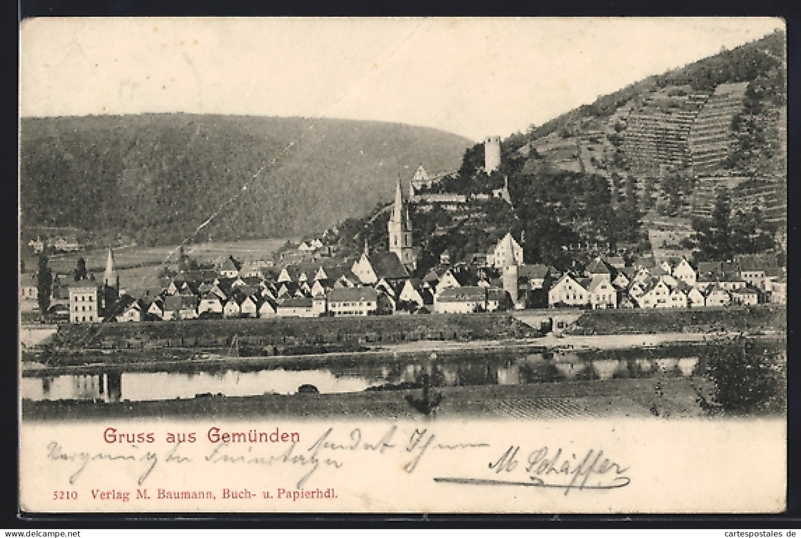 AK Gemünden / Main, Gesamtansicht