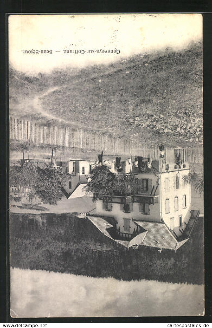 AK Geneveys-sur-Coffrane, Teilansicht des Ortes