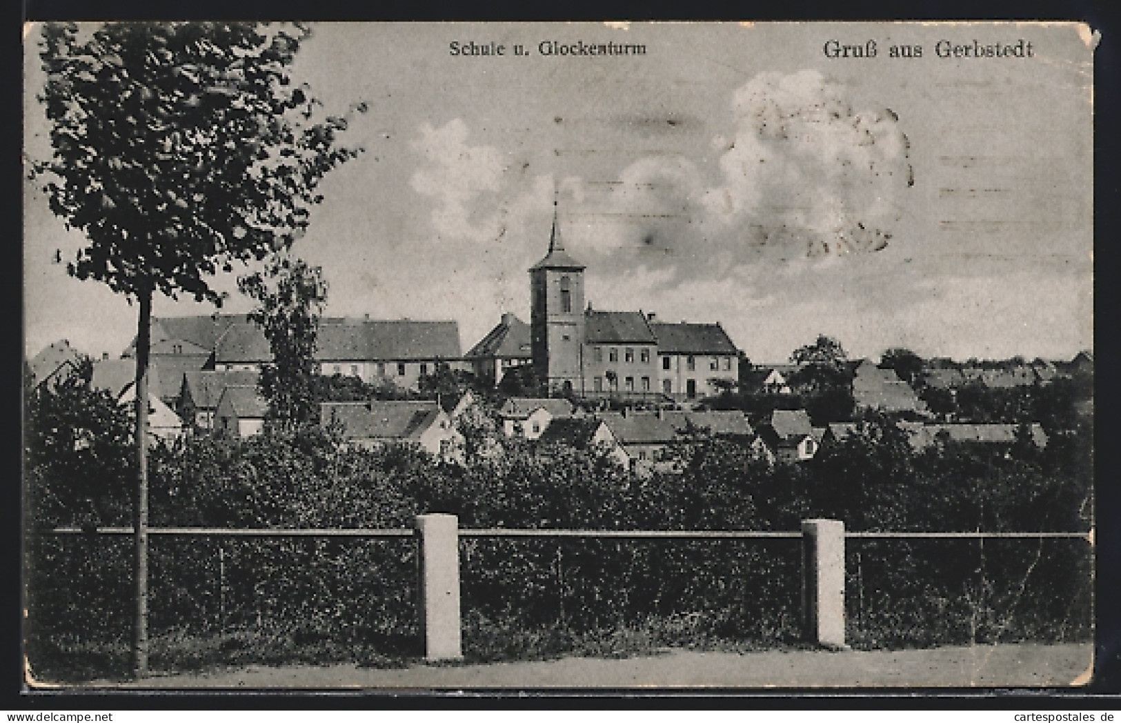 AK Gerbstedt, Schule u. Glockenturm