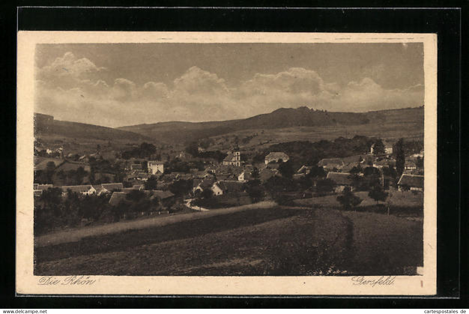 AK Gersfeld / Rhön, Totalansicht