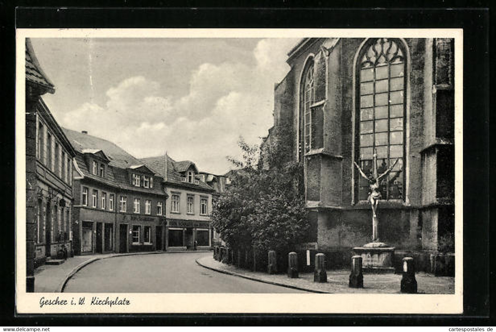 AK Gescher i. W., Kirchplatz