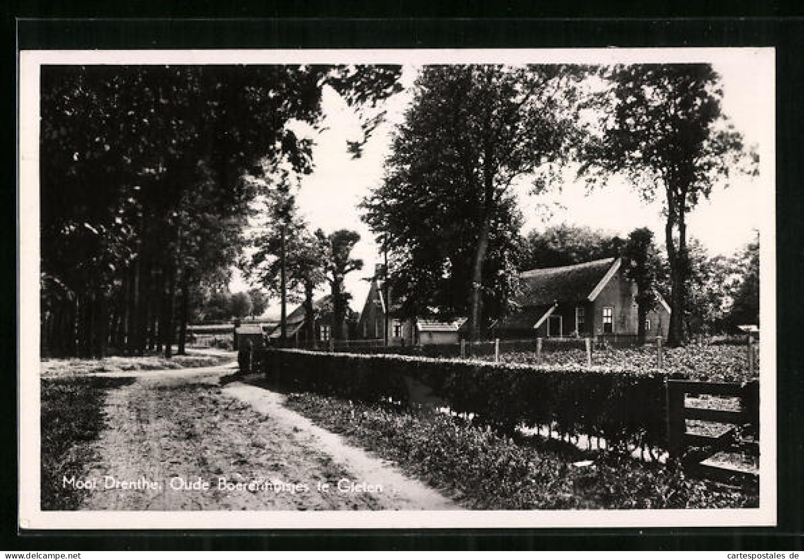 AK Gieten, Mooi Drenthe, Oude Boerenhuisjes