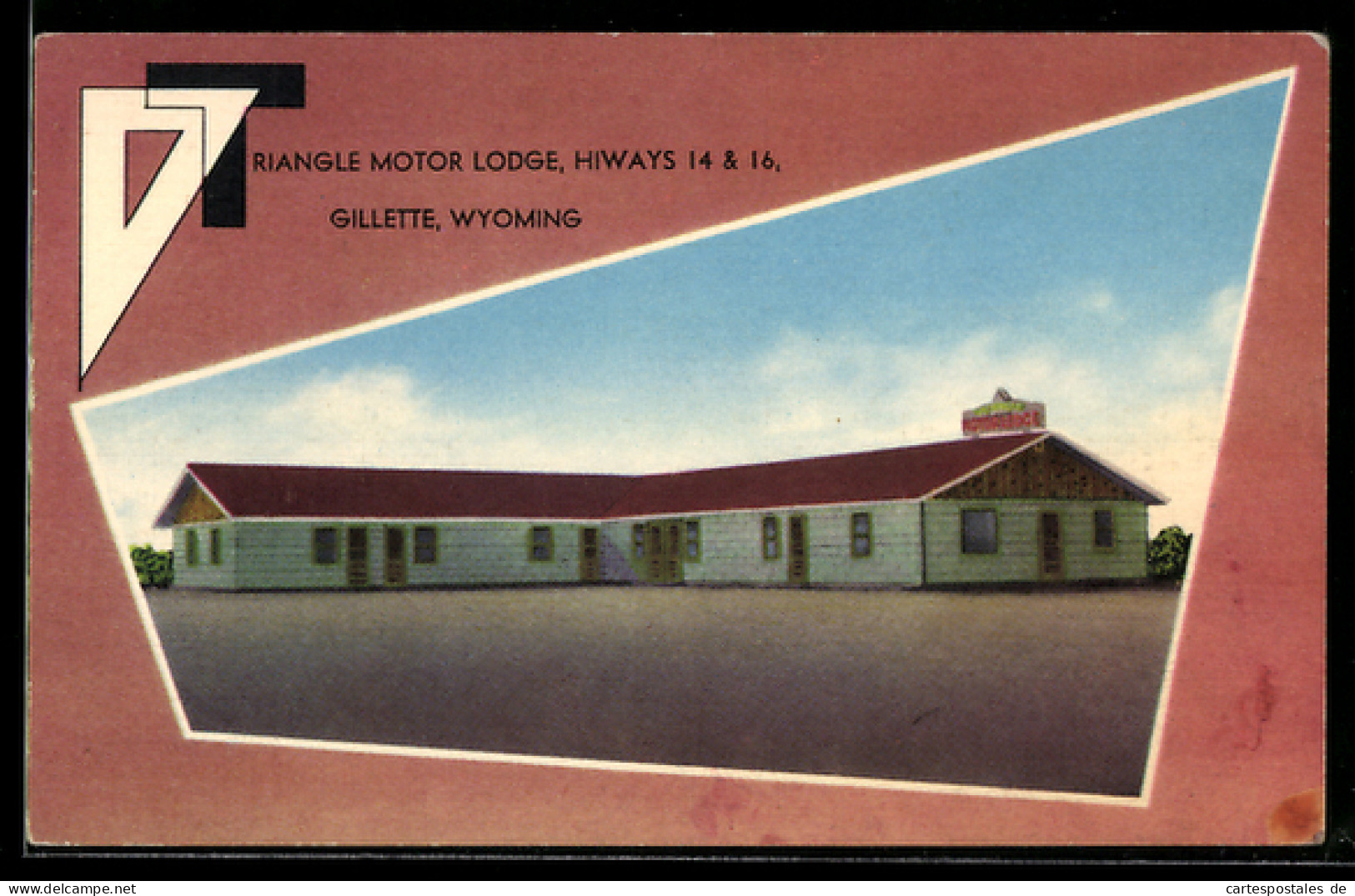 AK Gillette, WY, Triangle Motor Lodge