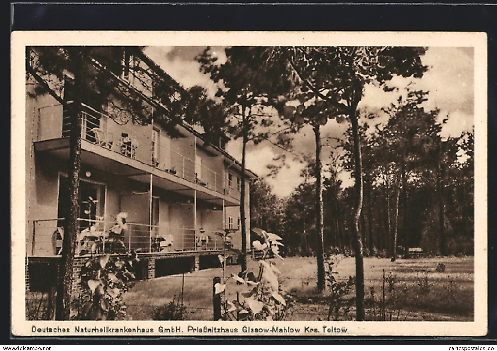 AK Glasow-Mahlow /Teltow, Deutsches Naturheilkrankenhaus GmbH, Priessnitzhaus