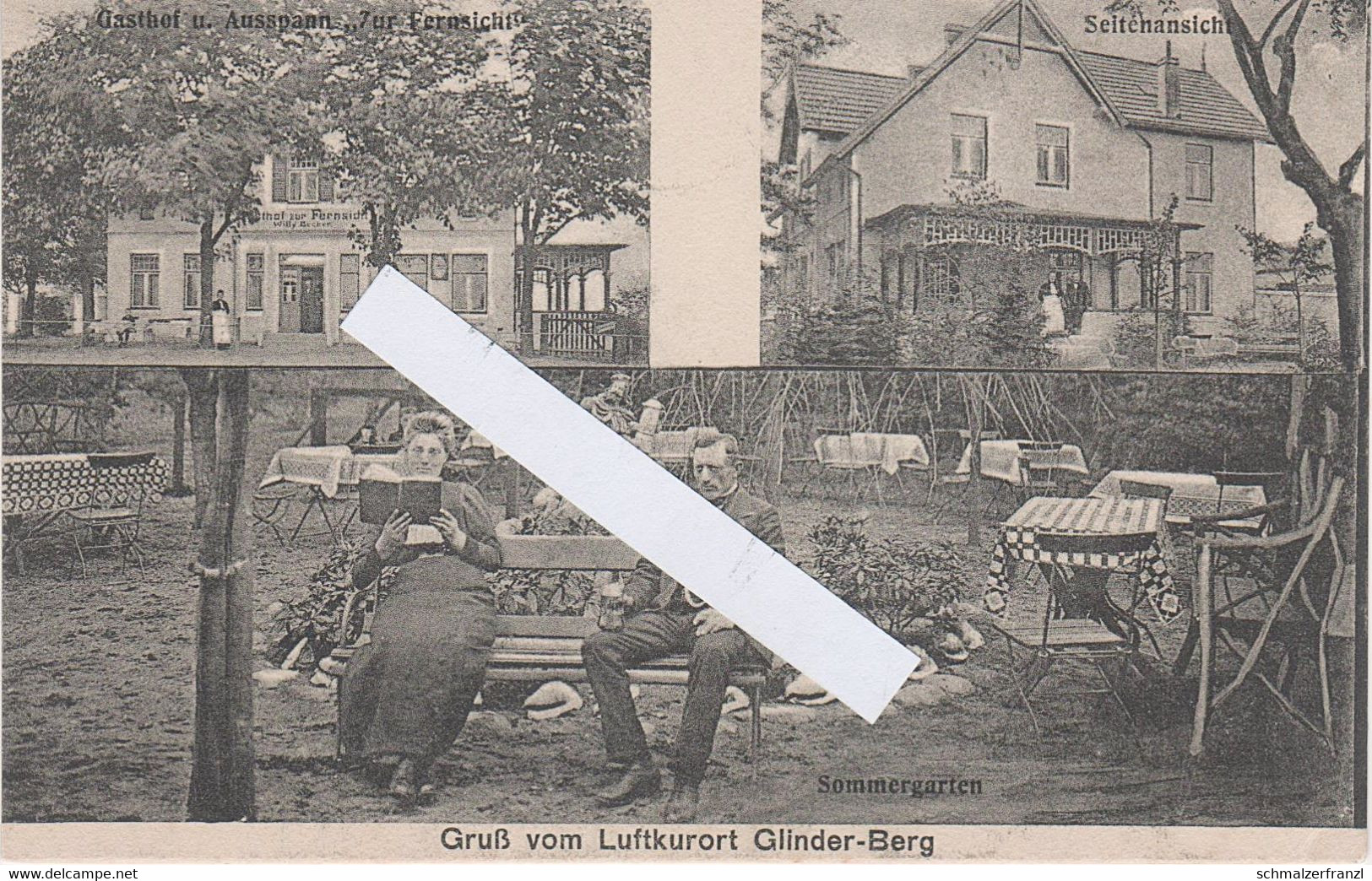 AK Glinde Glinder Berg Gasthof zur Fernsicht a Willinghusen Oststeinbek Barsbüttel Havighorst Geesthacht Reinbek Hamburg