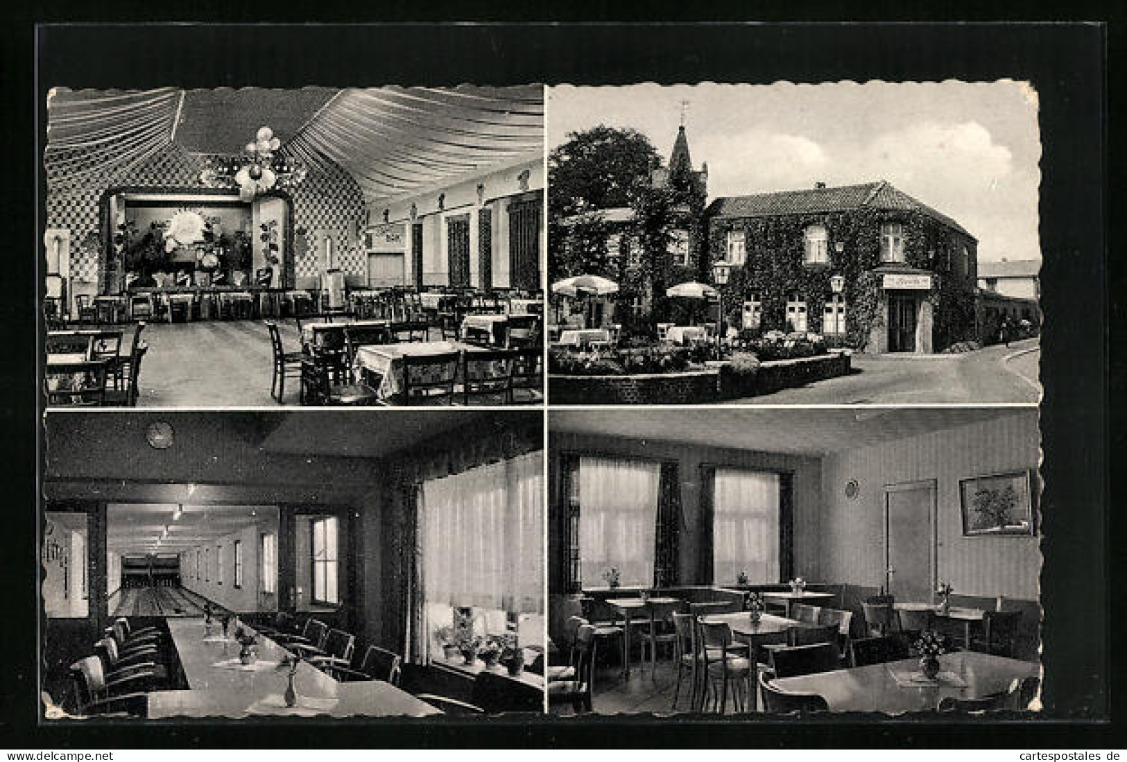AK Glückstadt, Gasthaus Tivoli, Innenansichten