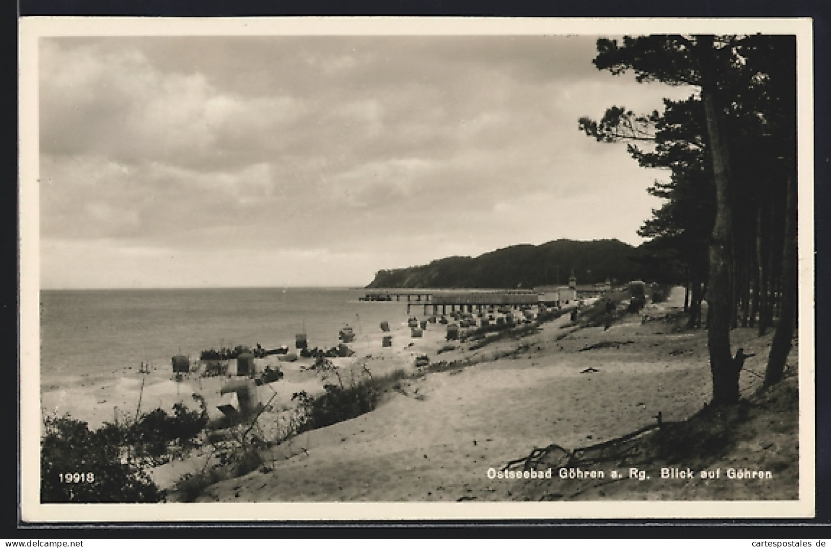 AK Göhren a. Rg., Blick auf Göhren