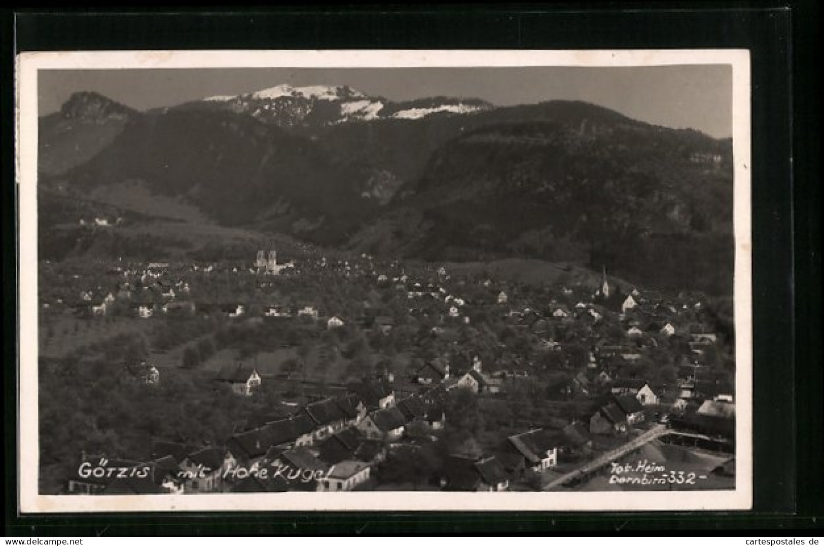 AK Götzis, Gesamtansicht mit Hohe Kugel