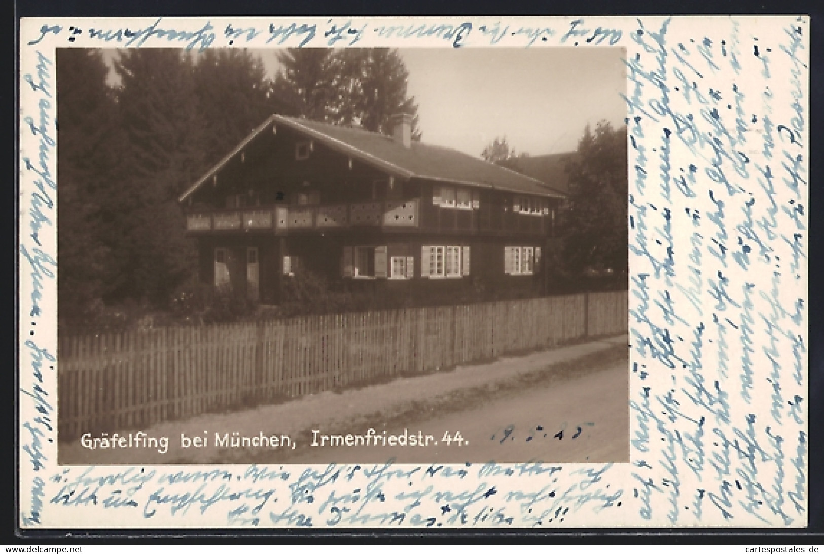 AK Gräfelfing bei München, Haus in der Irmenfriedstrasse 44