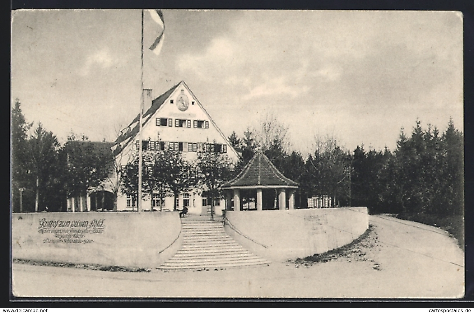 AK Gräfelfing, Gasthof zum weissen Rössl