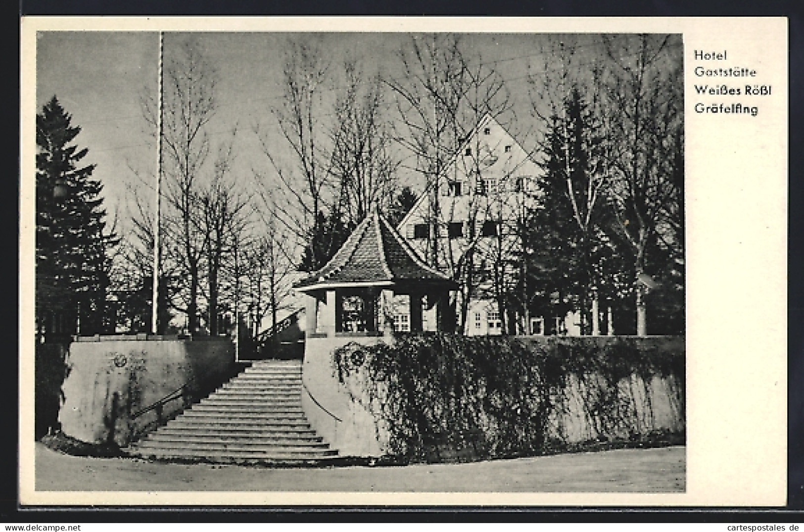 AK Gräfelfing, Hotel-Gasthaus weisses Rössl