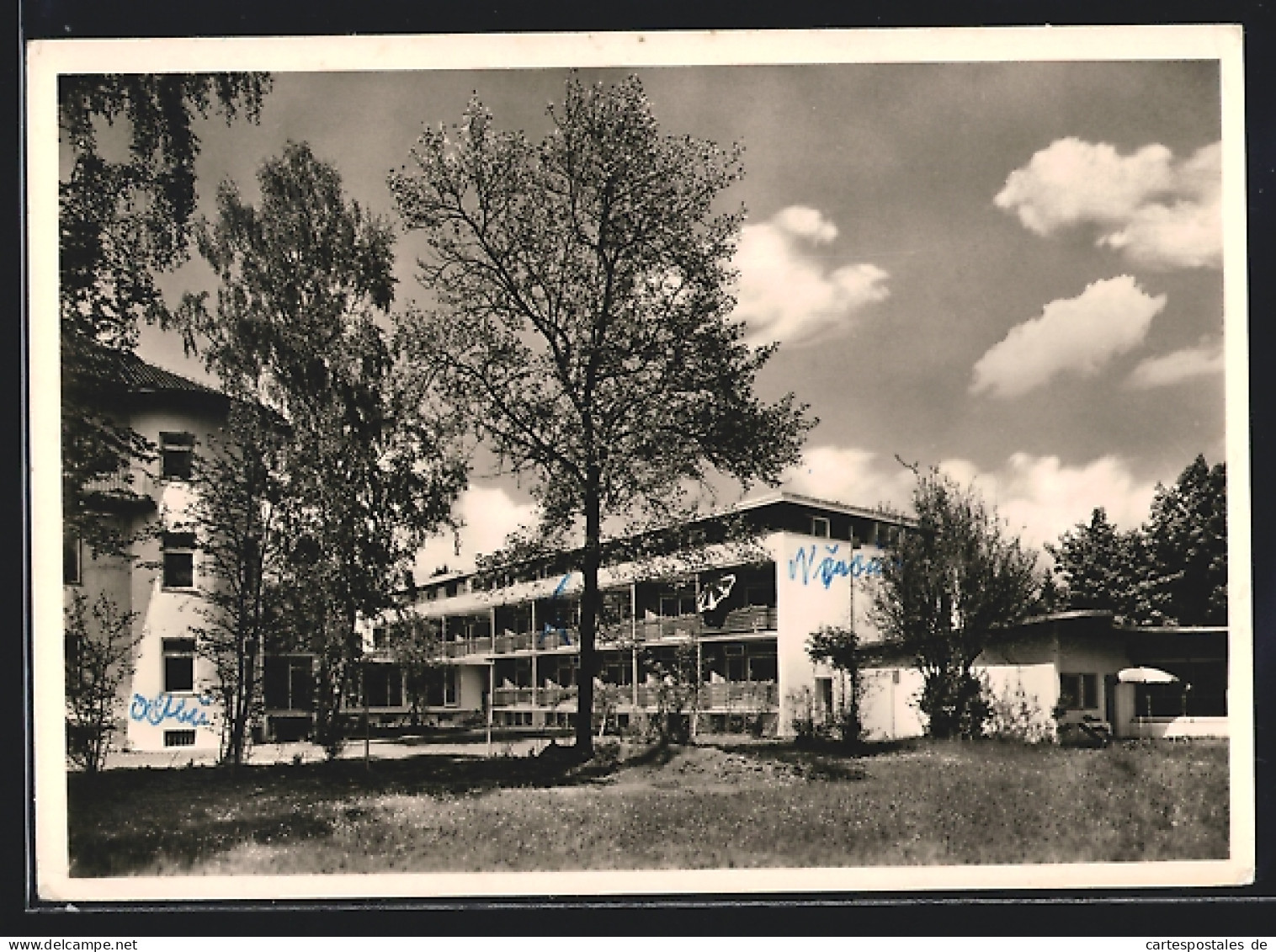 AK Gräfelfing, Privatklinik Dr. Wolfart, Waldstrasse 7, Teilansicht