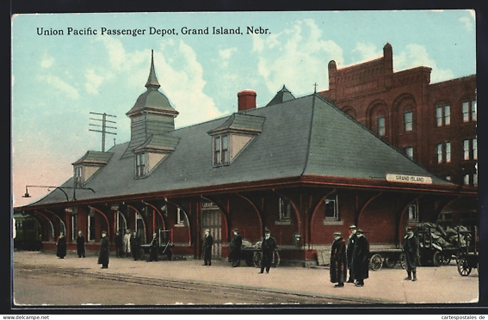AK Grand Island, NE, Union Pacific Passenger Depot, Bahnhof