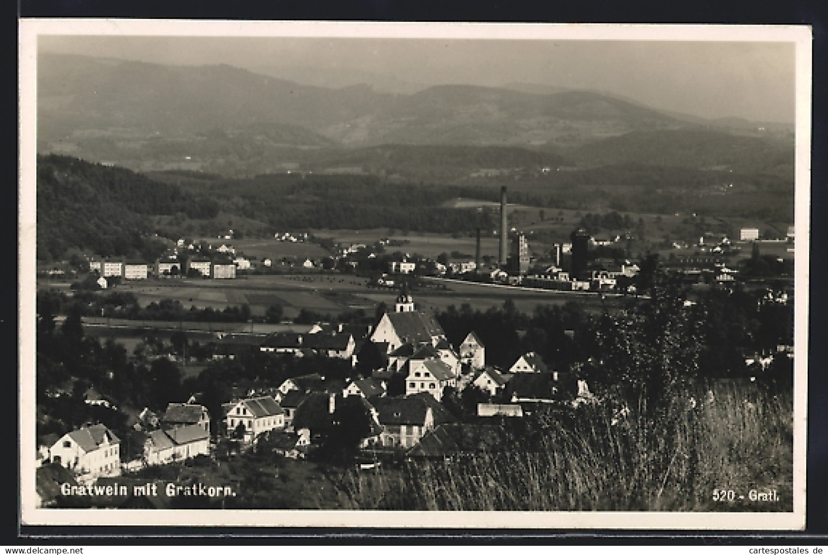 AK Gratwein, Ortsansicht mit dem Gratkorn