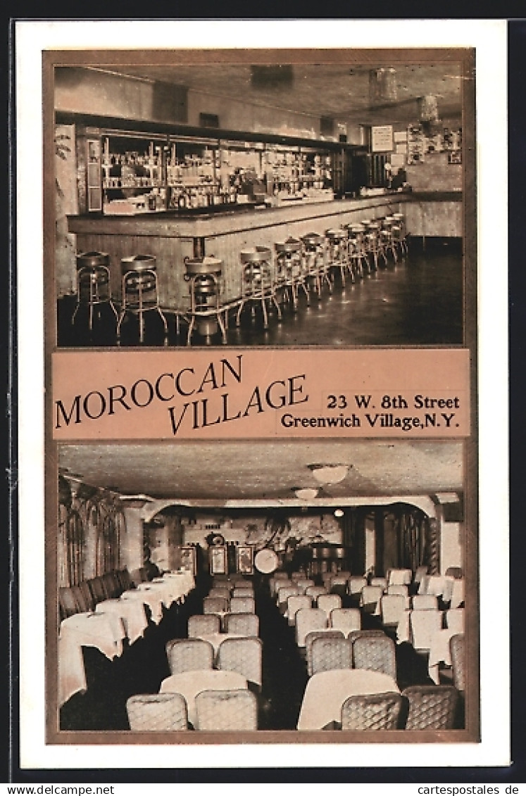 AK Greenwich Village, NY, Restaurant Moroccan Village, 23 W. 8th Street