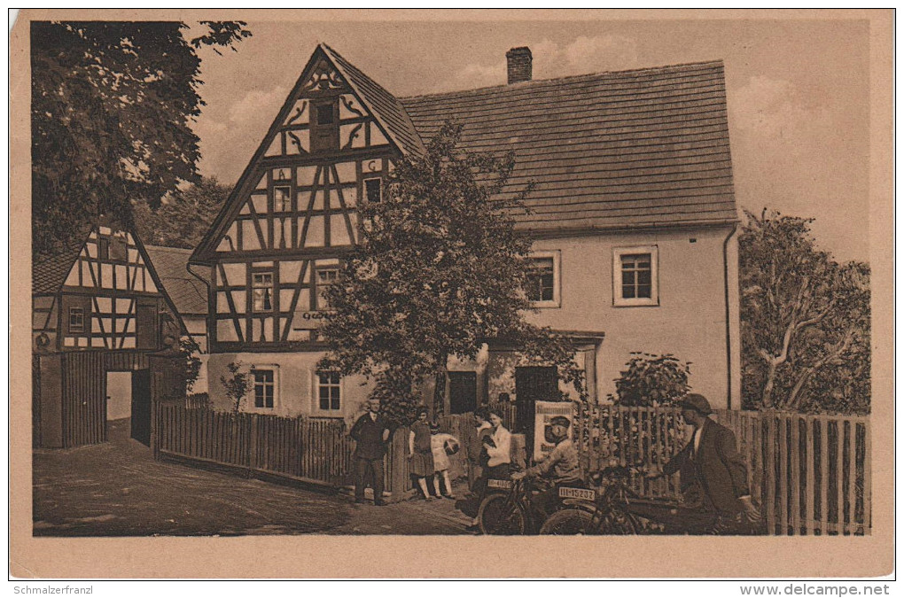 AK Greifenhain Oberer Gasthof bei Borna Geithain Frohburg Frauendorf Hermsdorf Streitwald Bubendorf Nenkersdorf Syhra