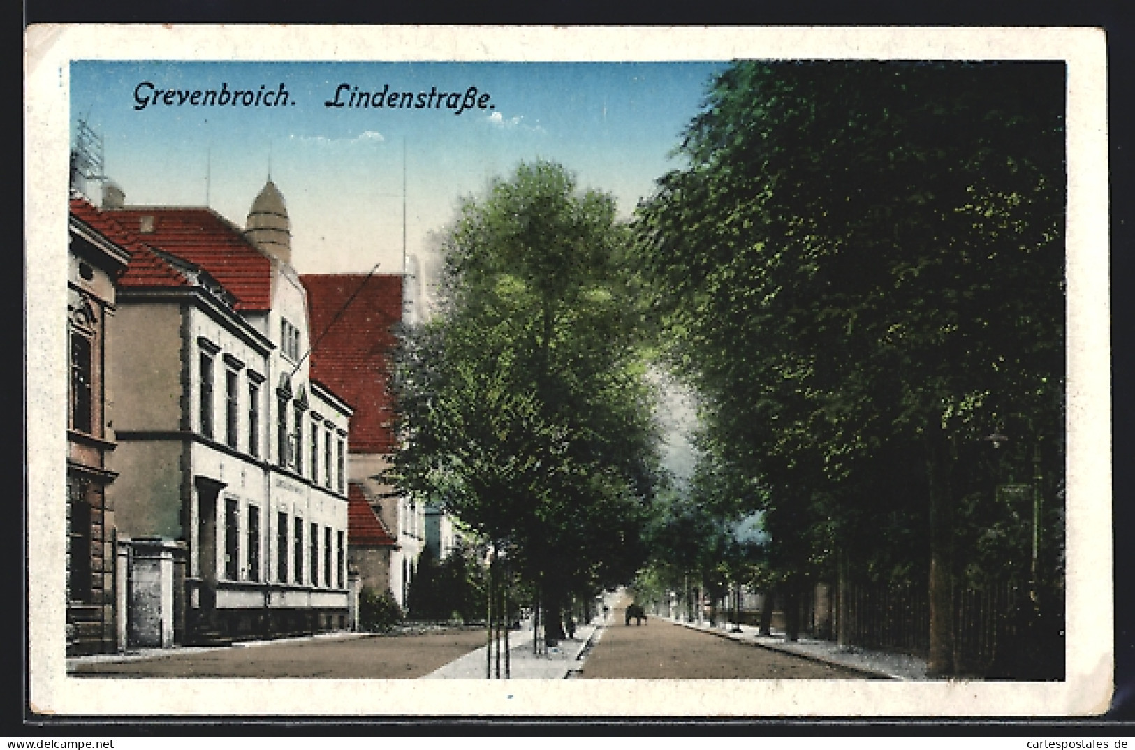 AK Grevenbroich, Blick in die Lindenstrasse