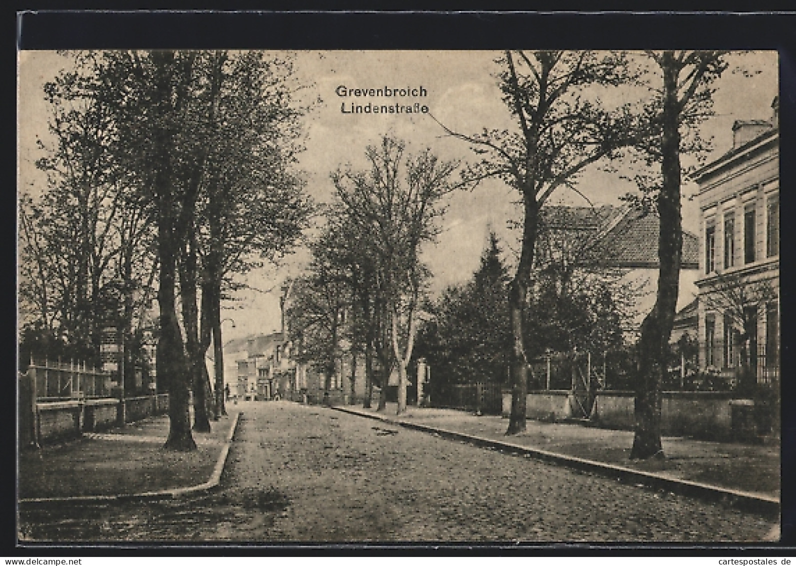 AK Grevenbroich, Blick in die Lindenstrasse