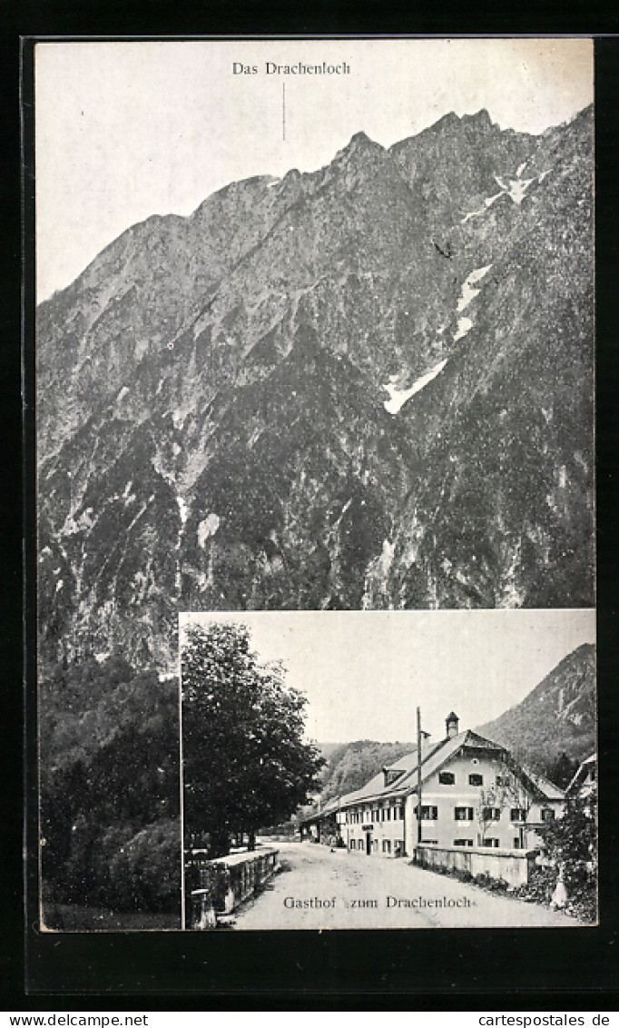 AK Grödig, Gasthof zum Drachenloch