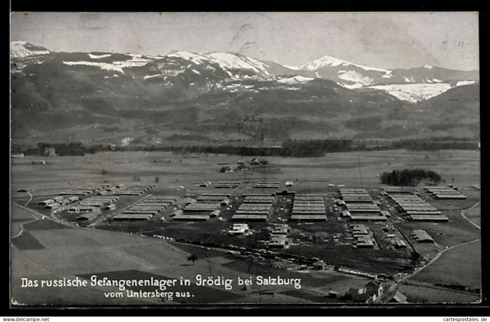 AK Grödig /Salzburg, Russisches Gefangenenlager