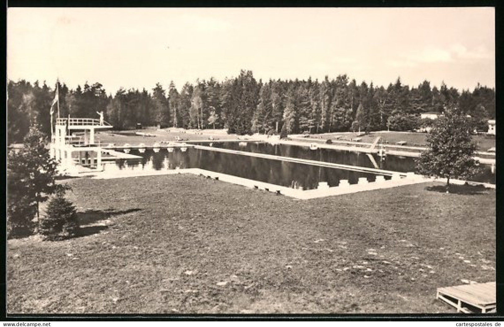 AK Grossröhrsdorf, Blick auf das Masseneibad