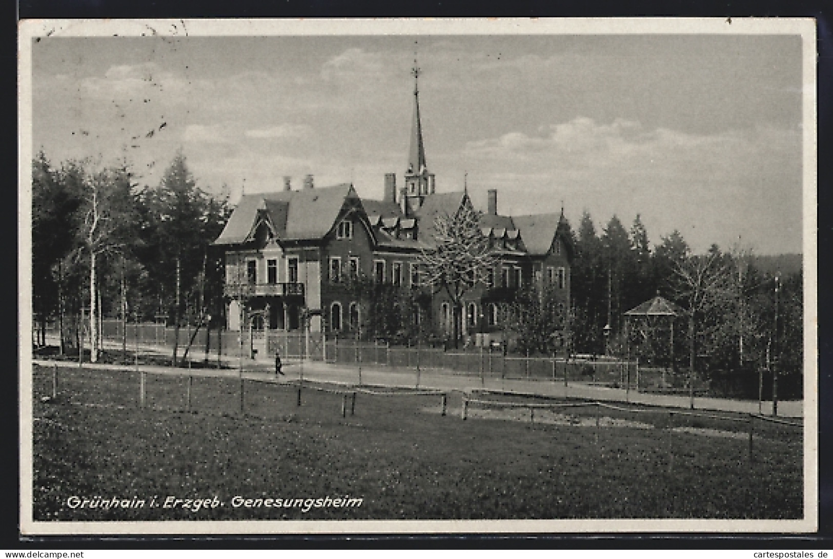 AK Grünhain, Blick auf das Genesungsheim