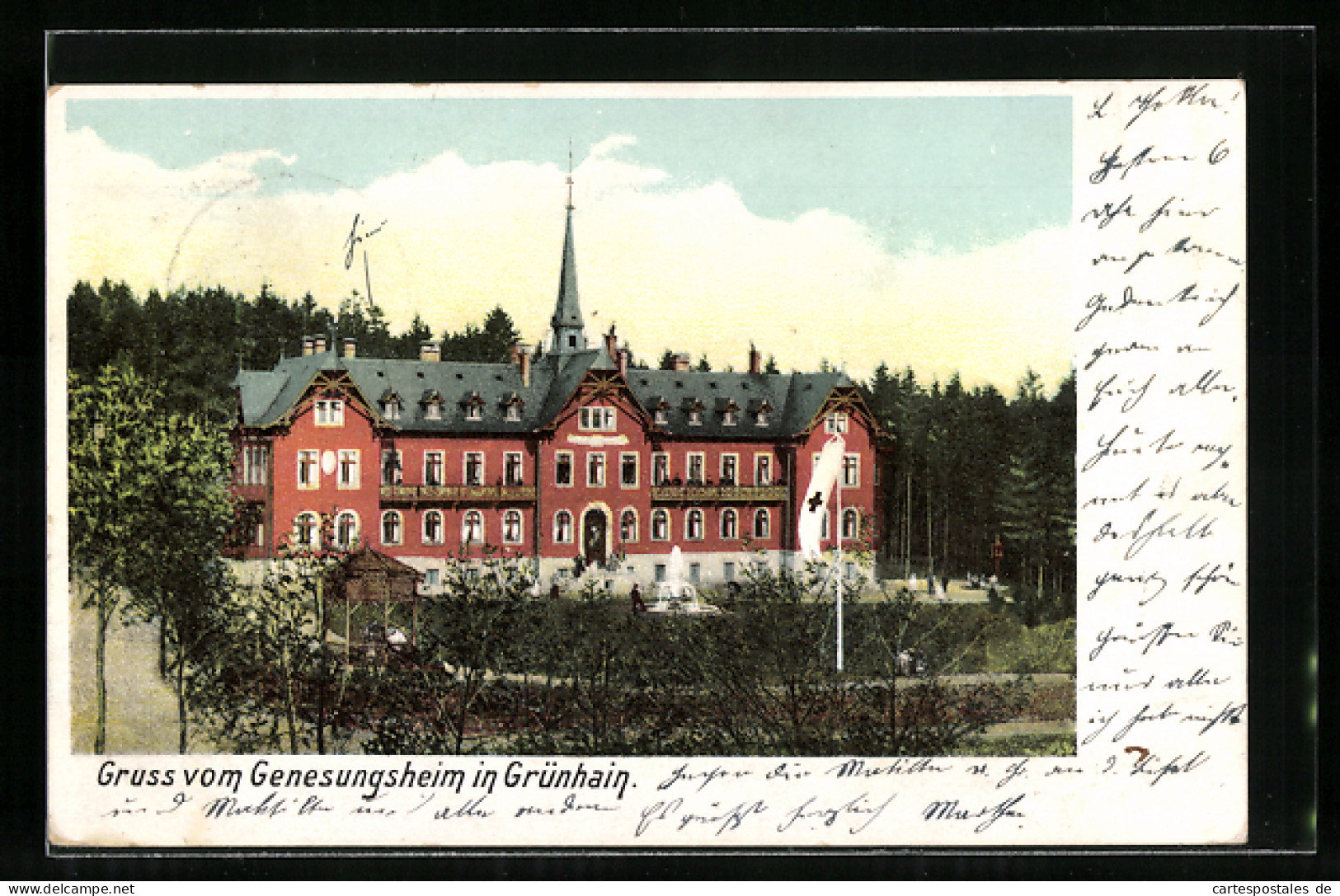 AK Grünhain, Gruss vom Genesungsheim