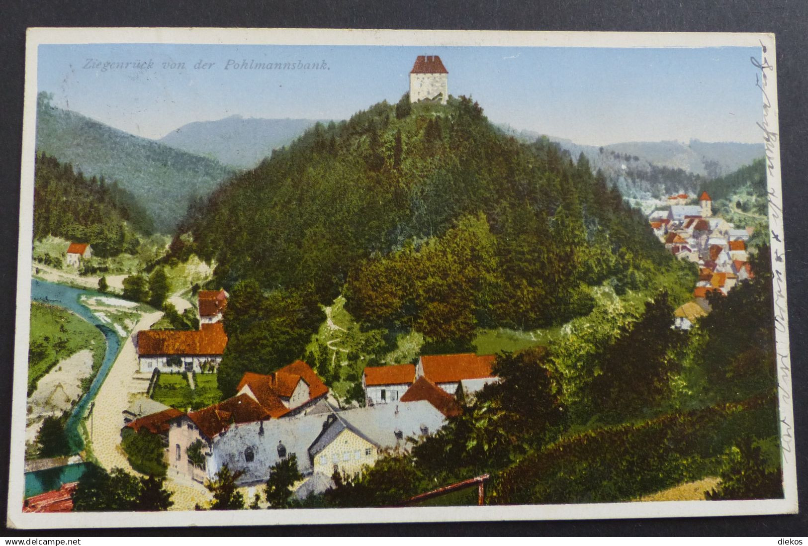 AK   Gruß aus Ziegenrück Lithokarte 1940     #AK6547