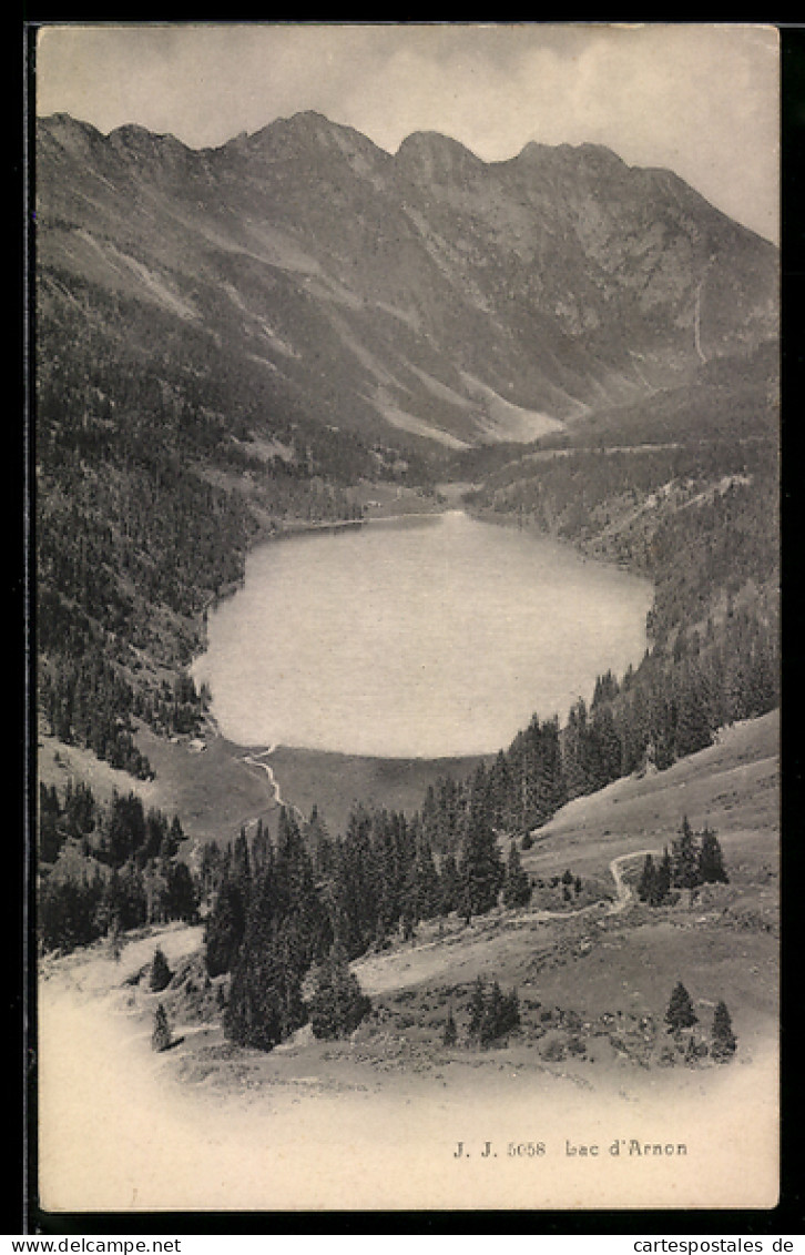 AK Gsteig bei Gstaad, Lac d`Arnon, Panorama