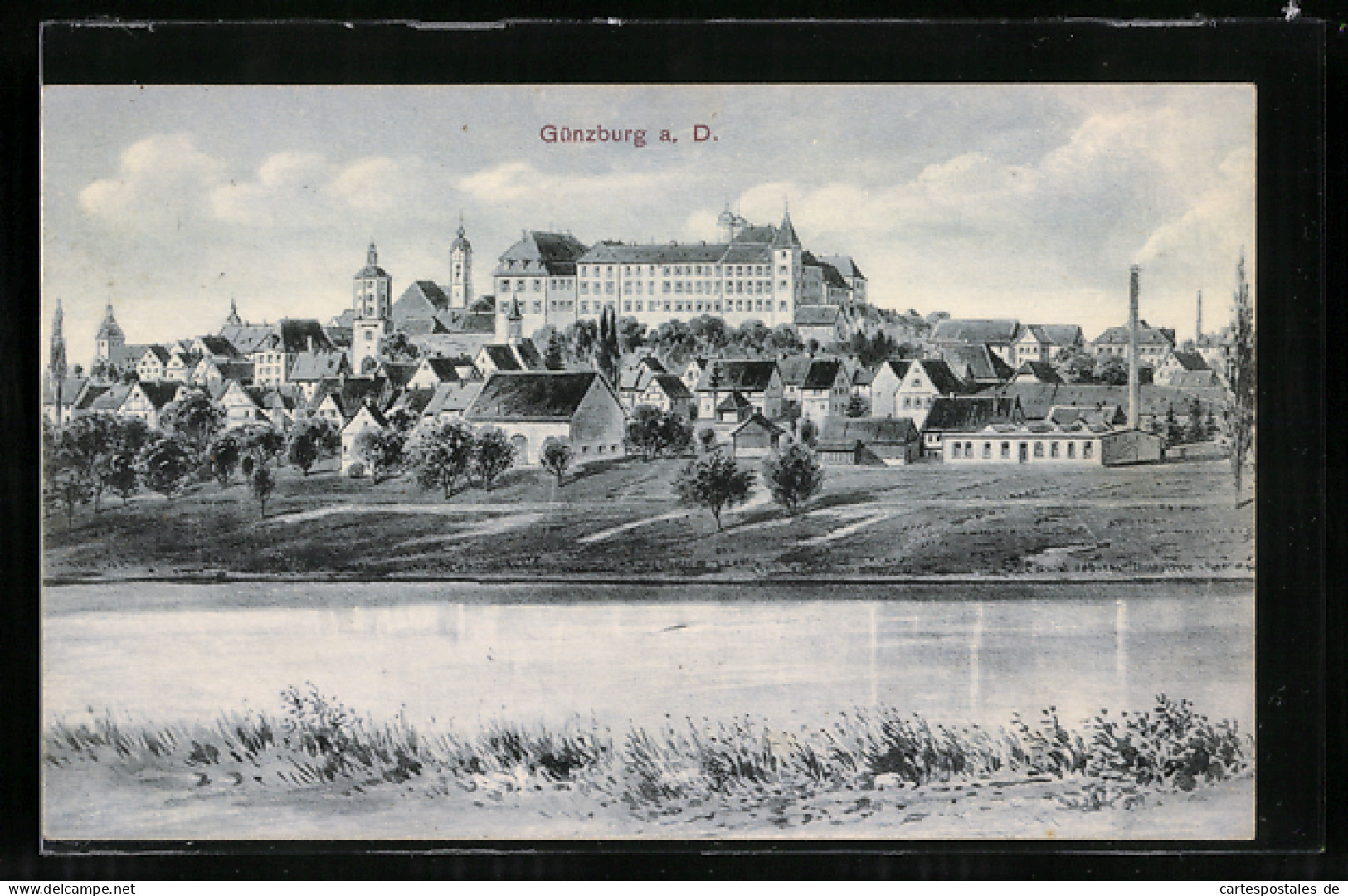 AK Günzburg a. D., Panorama