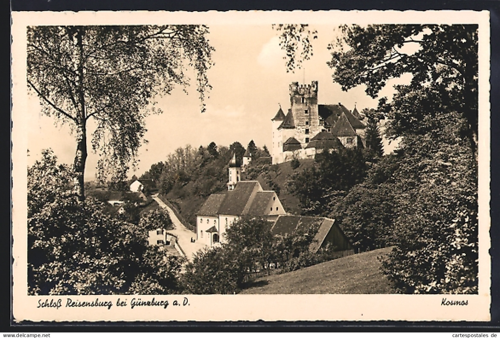 AK Günzburg a. D., Schloss Reisenburg