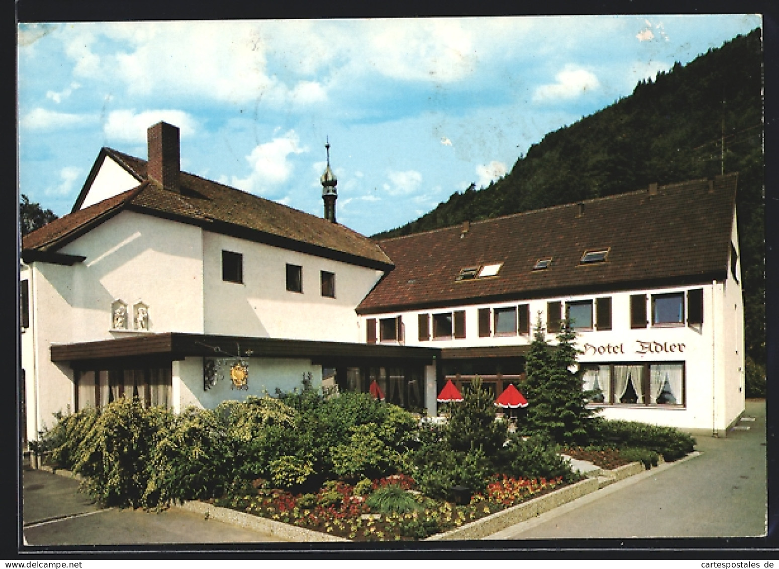 AK Gutach / Schwarzwaldbahn, Das Hotel-Restaurant Adler