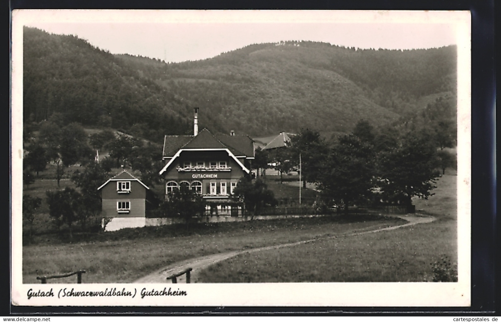 AK Gutach / Schwarzwaldbahn, Gutachheim