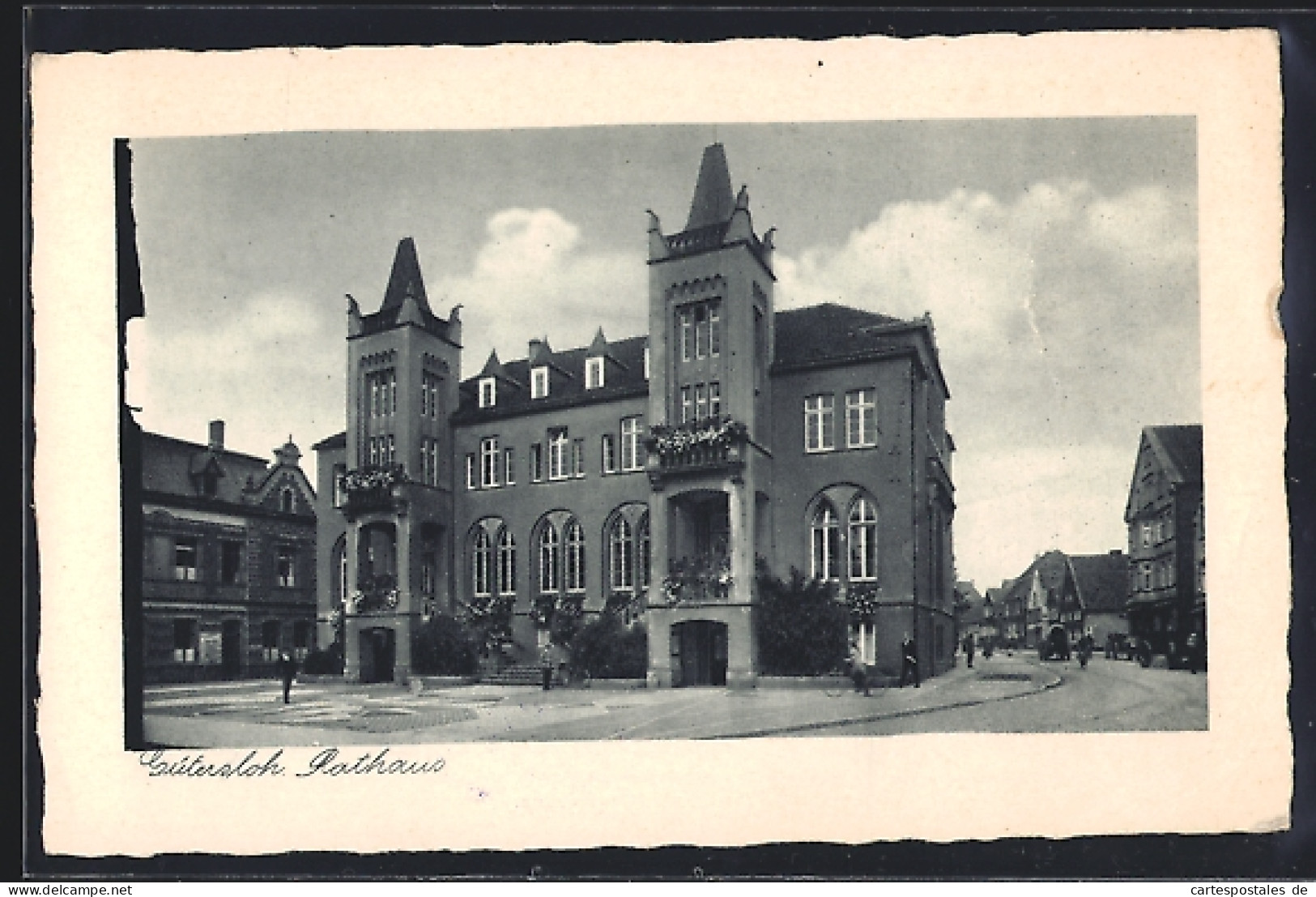 AK Gütersloh, Partie am Rathaus