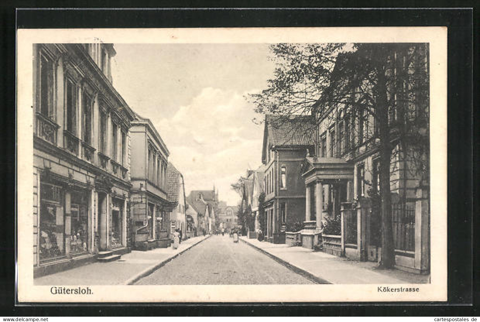 AK Gütersloh, Partie der Kökerstrasse