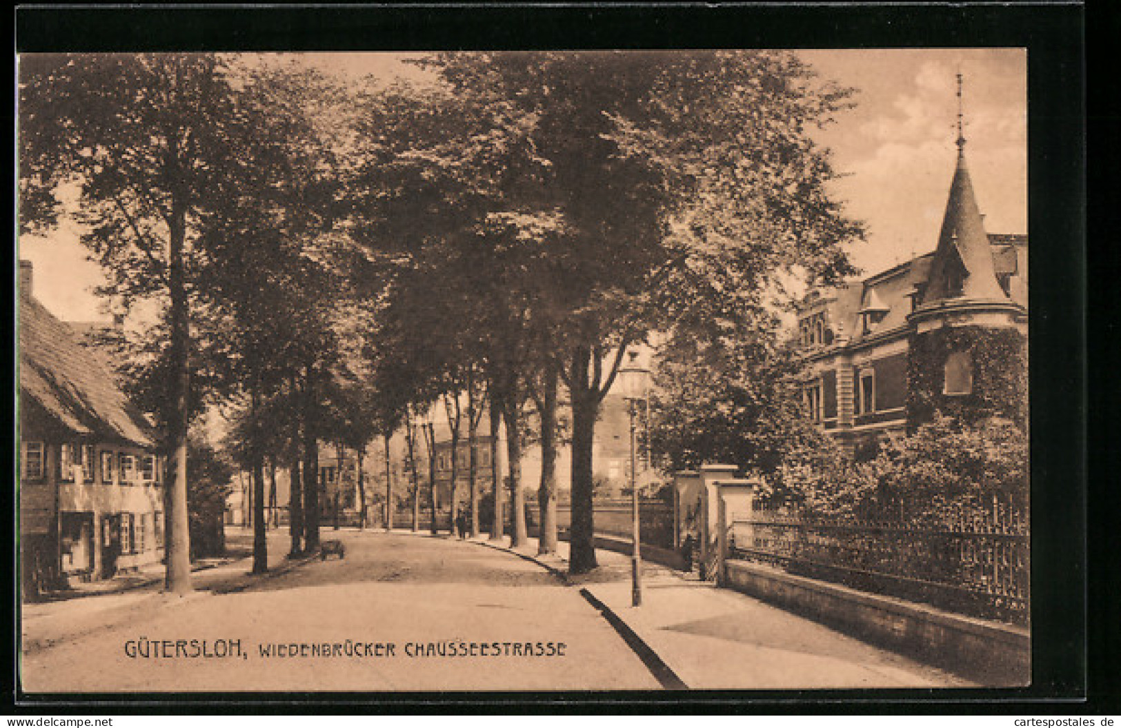 AK Gütersloh, Wiedenbrücker Chausseestrasse