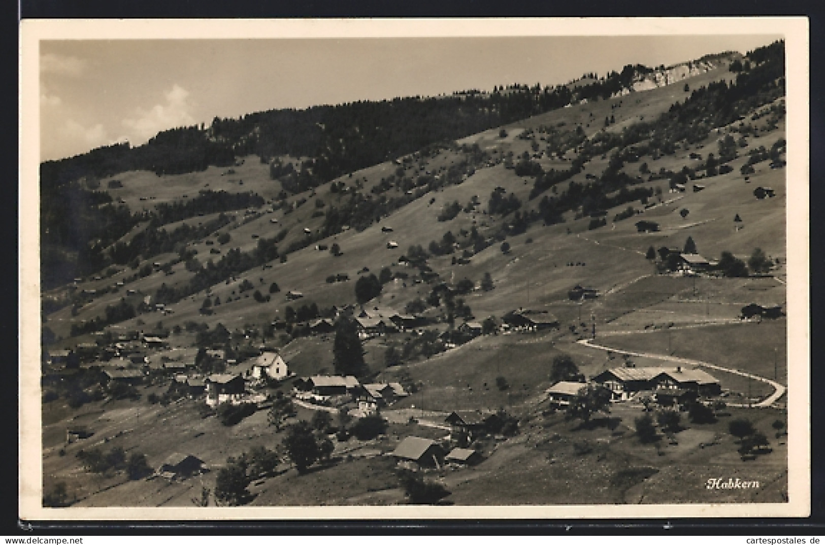 AK Habkern, Teilansicht mit Bäumen