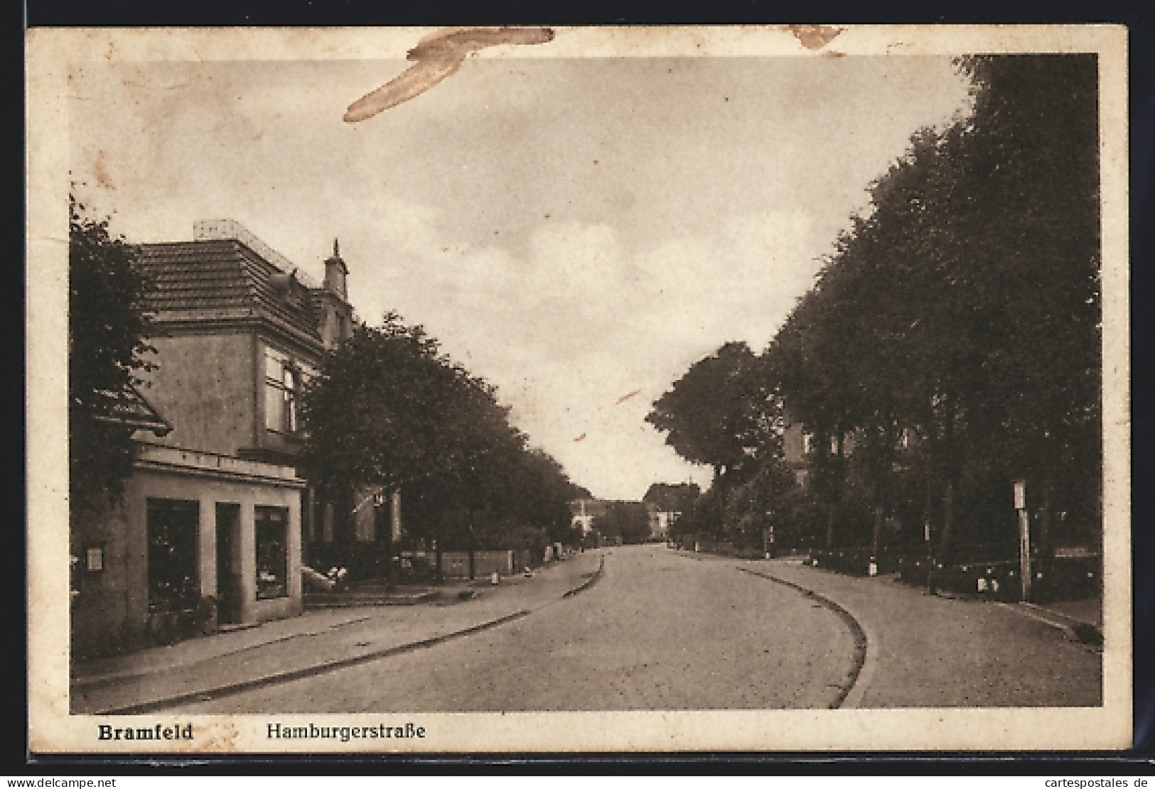 AK Hamburg-Bramfeld, in der Hamburgerstrasse