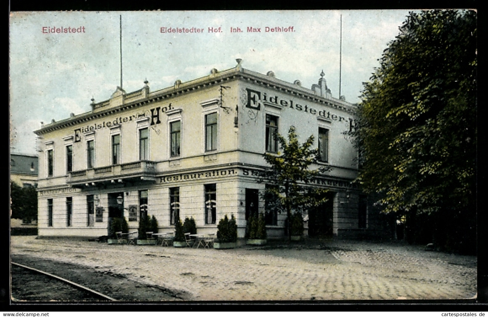 AK Hamburg-Eidelstedt, Restaurant Eidelstedter Hof, Inh. Max Dethloff