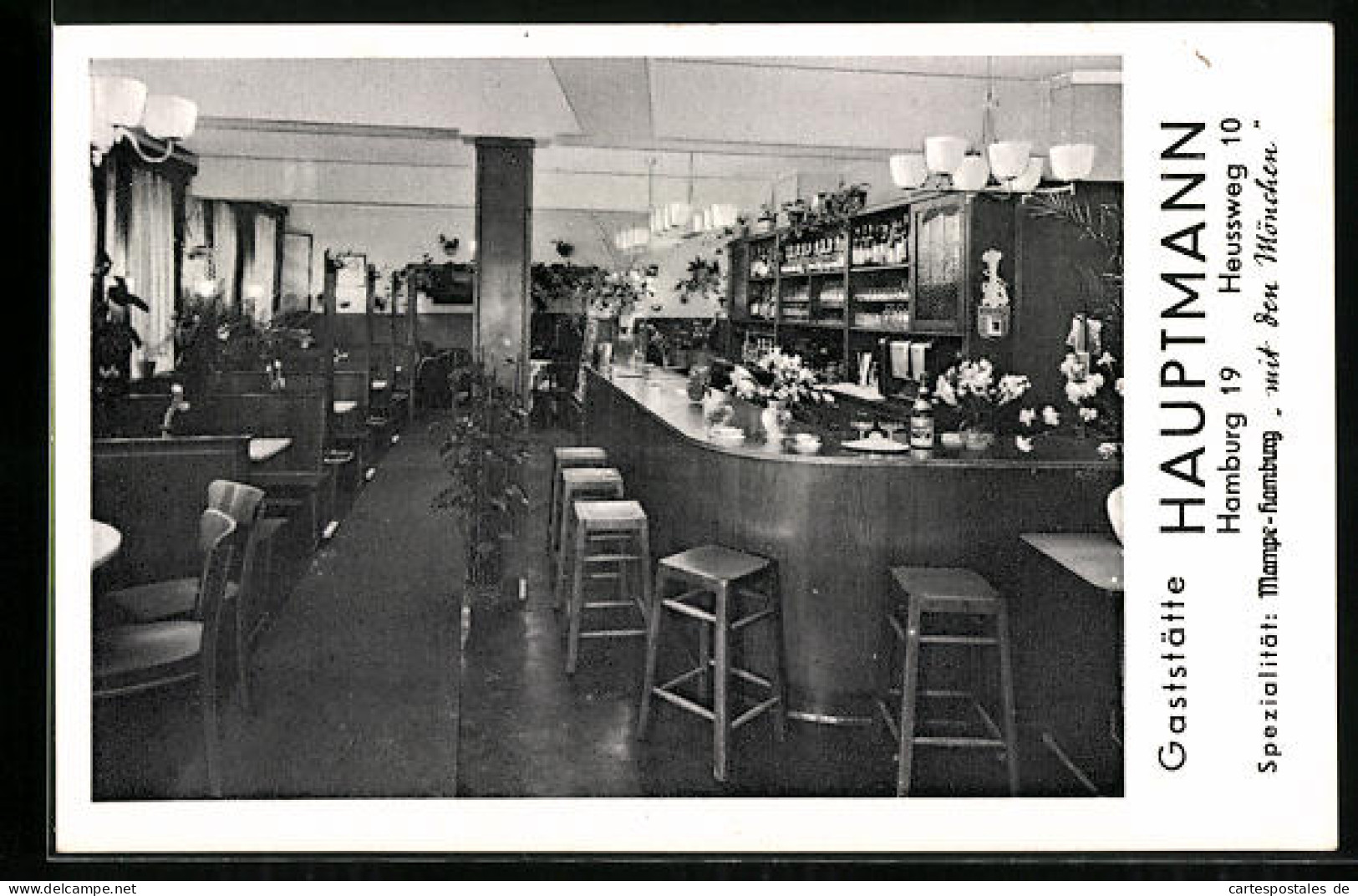 AK Hamburg-Eimsbüttel, Gasthaus Hauptmann im Heussweg 10