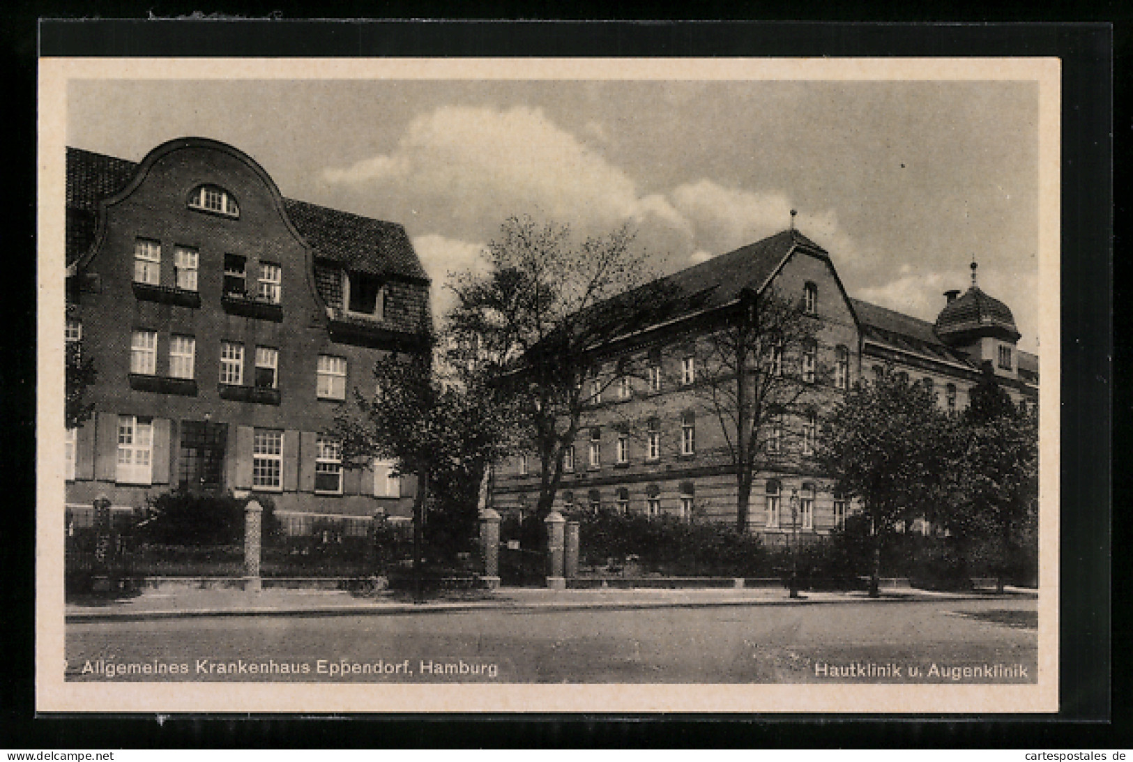 AK Hamburg-Eppendorf, Allgemeines Krankenhaus Eppendorf, Hautklinik u. Augenklinik