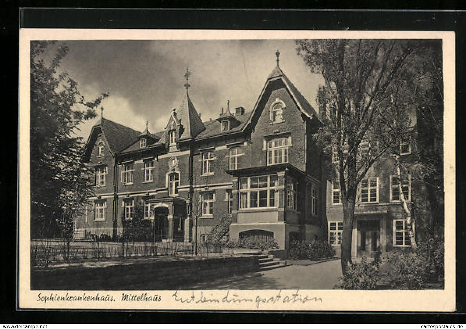 AK Hamburg-Eppendorf, Sophienkrankenhaus, Mittelhaus