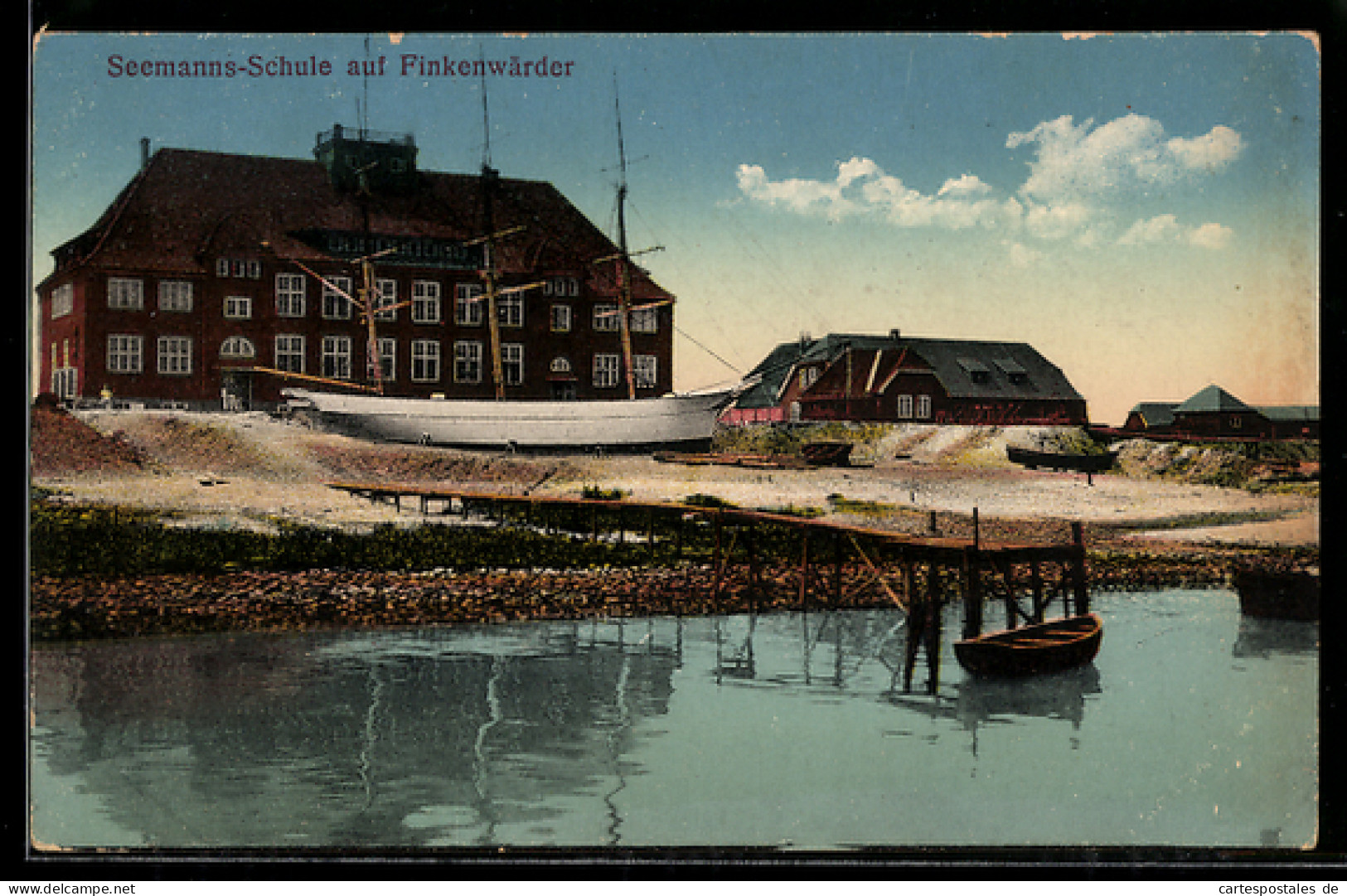 AK Hamburg-Finkenwerder, Seemanns-Schule