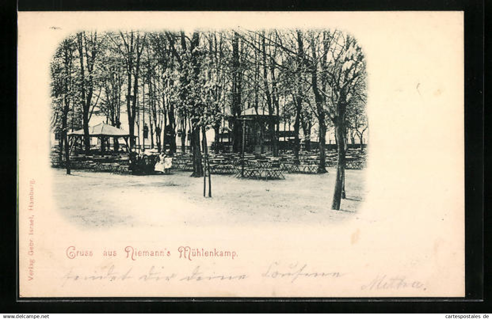 AK Hamburg-Winterhude, Gasthaus Niemanns Mühlenkamp