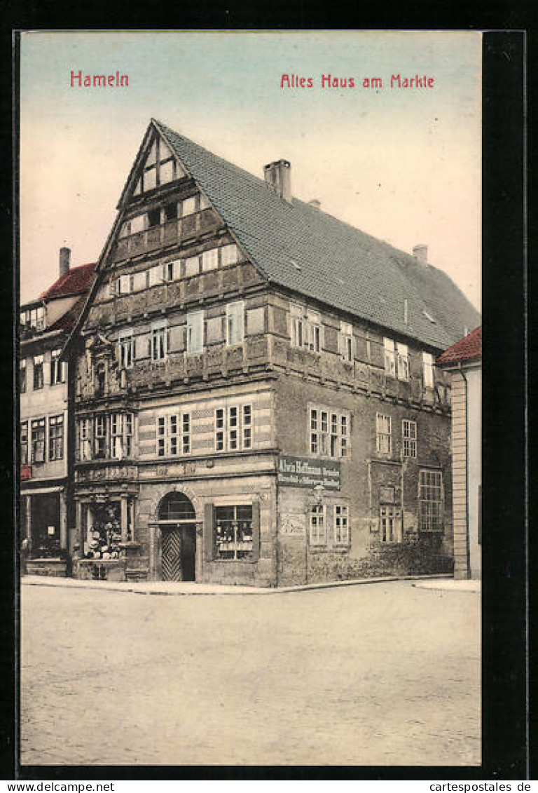 AK Hameln, Altes Haus am Markte