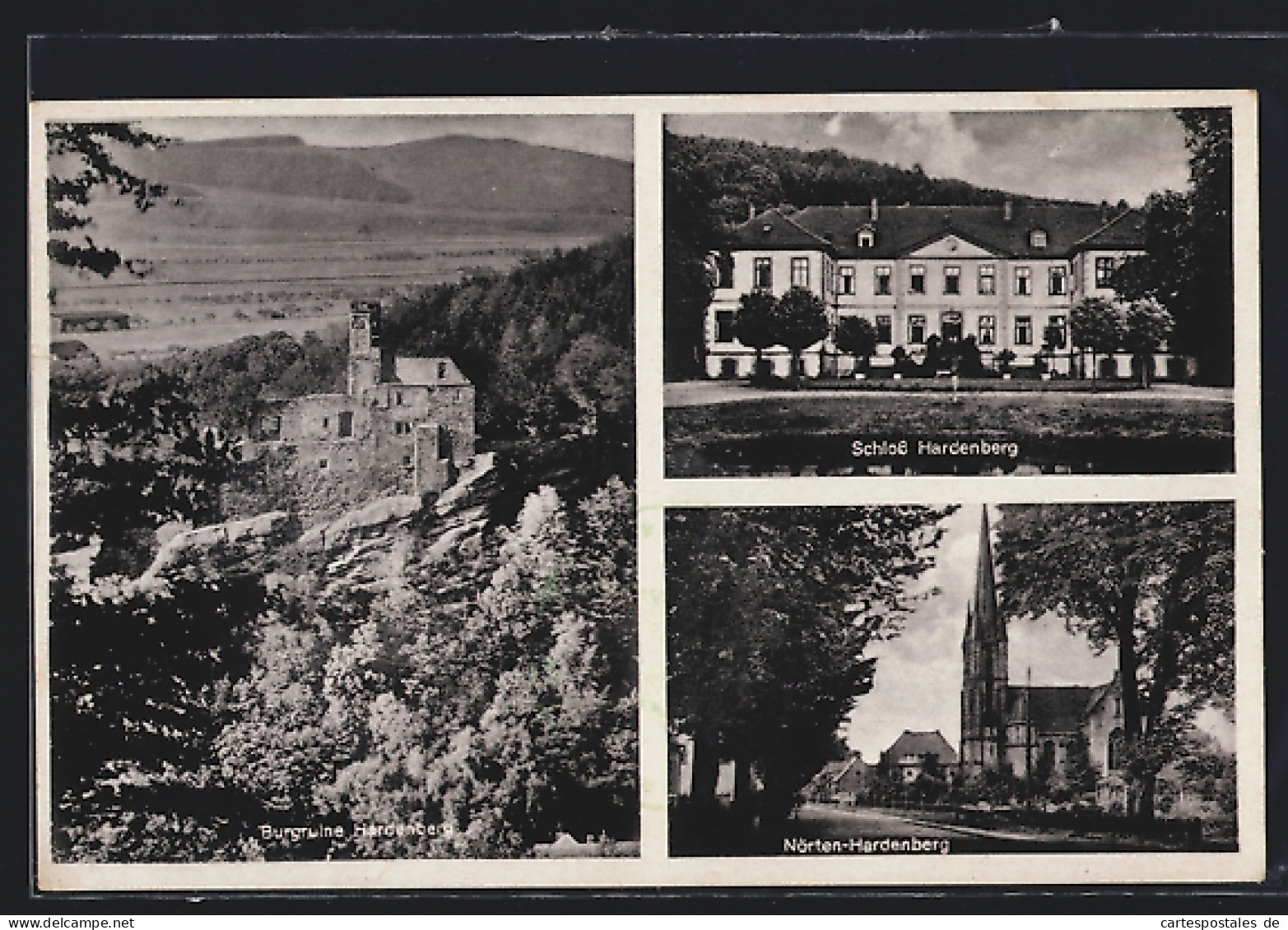 AK Hardenberg / Nörten, Burgruine, Nörten-Hardenberg, Schloss